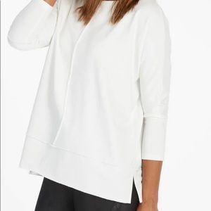 Spanx Dolman 3/4 Sleeve Top, Size Medium, Powder Color.